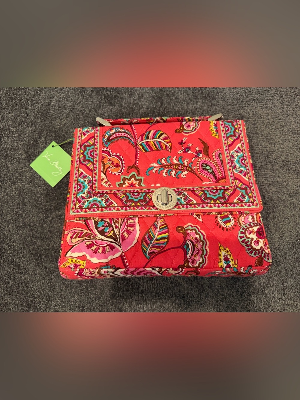 NWT Vera Bradley Julia Handbag in Call Me Coral
